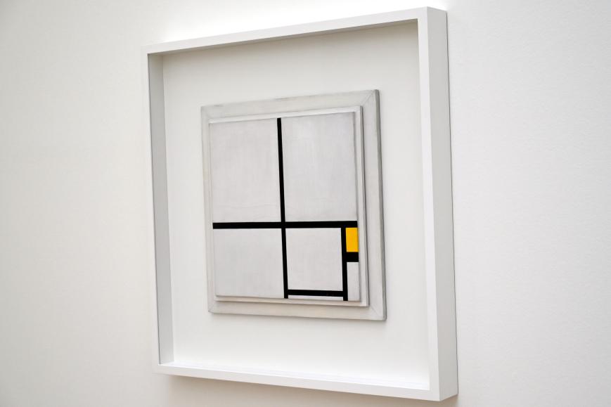 Piet Mondrian (1908–1942), Komposition mit Gelb, Düsseldorf, Kunstsammlung K20, Saal 6, 1930, Bild 2/3