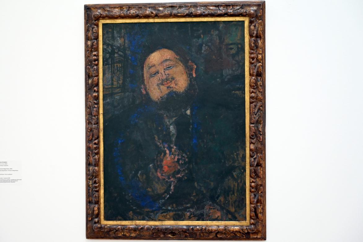 Amedeo Modigliani (1911–1918), Bildnis Diego Rivera, Düsseldorf, Kunstsammlung K20, Saal 12, 1914