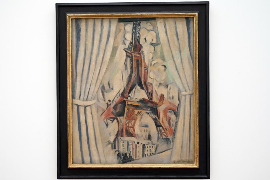 Robert Delaunay (1906–1938), Durchblick auf den Eiffelturm, Düsseldorf, Kunstsammlung K20, Saal 12, 1910