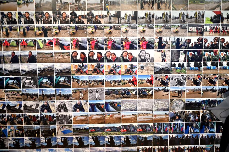 Ai Weiwei (2003–2017), Idomeni, Düsseldorf, Kunstsammlung K21, 2. Obergeschoss, 2016