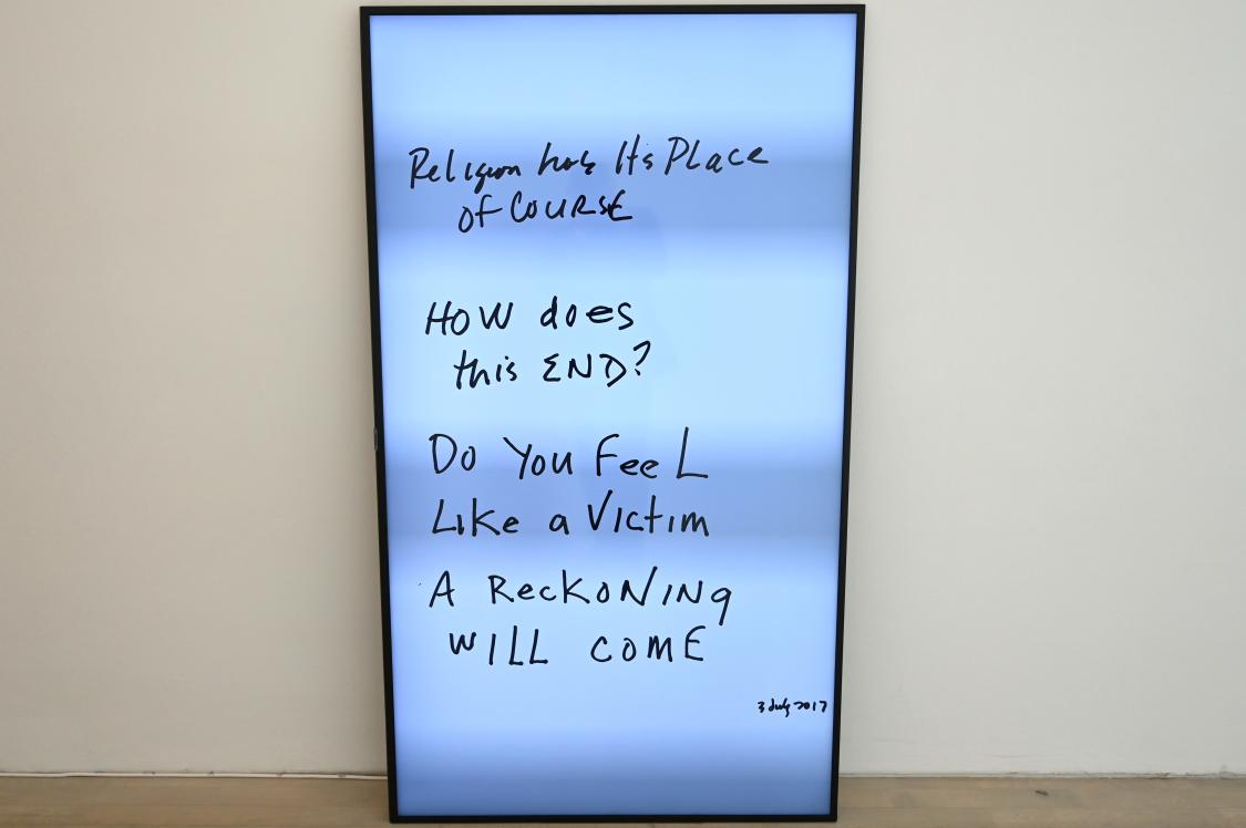 Lutz Bacher (2017–2018), Open the Kimono, Düsseldorf, Kunstsammlung K21, 2. Obergeschoss, 2018, Bild 4/7