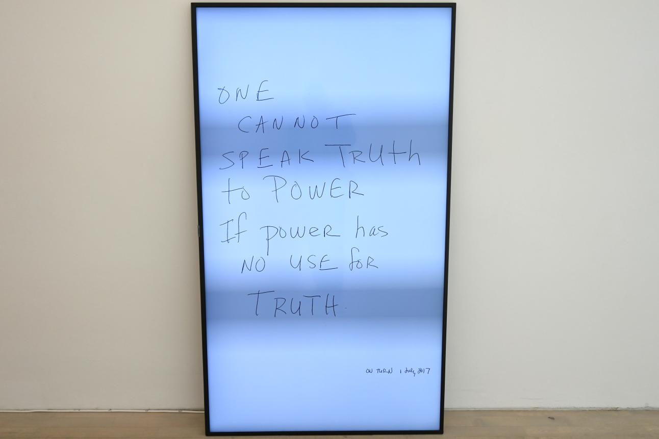 Lutz Bacher (2017–2018), Open the Kimono, Düsseldorf, Kunstsammlung K21, 2. Obergeschoss, 2018, Bild 5/7