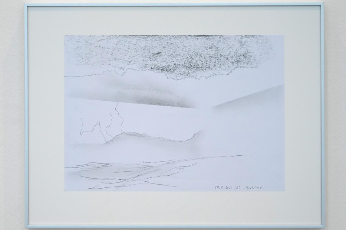 Gerhard Richter (1963–2020), Zeichnungen, Düsseldorf, Kunstsammlung K21, 2. Obergeschoss, 2020–2021, Bild 7/38