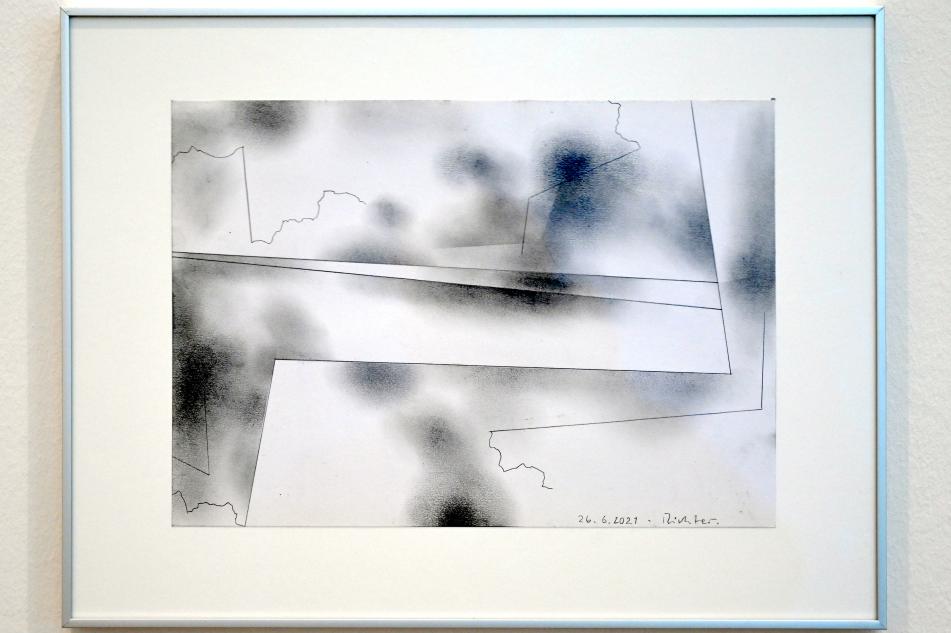 Gerhard Richter (1963–2020), Zeichnungen, Düsseldorf, Kunstsammlung K21, 2. Obergeschoss, 2020–2021, Bild 21/38