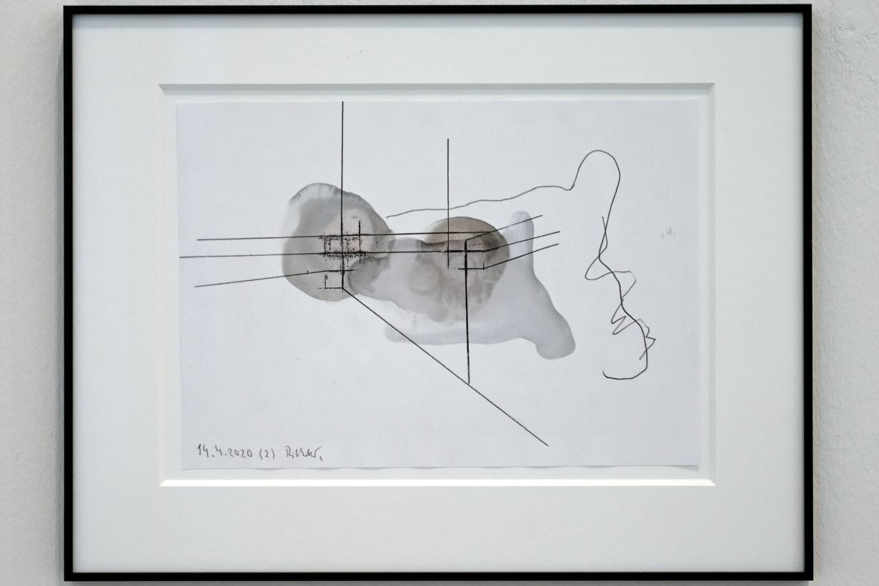 Gerhard Richter (1963–2020), Zeichnungen, Düsseldorf, Kunstsammlung K21, 2. Obergeschoss, 2020–2021, Bild 32/38