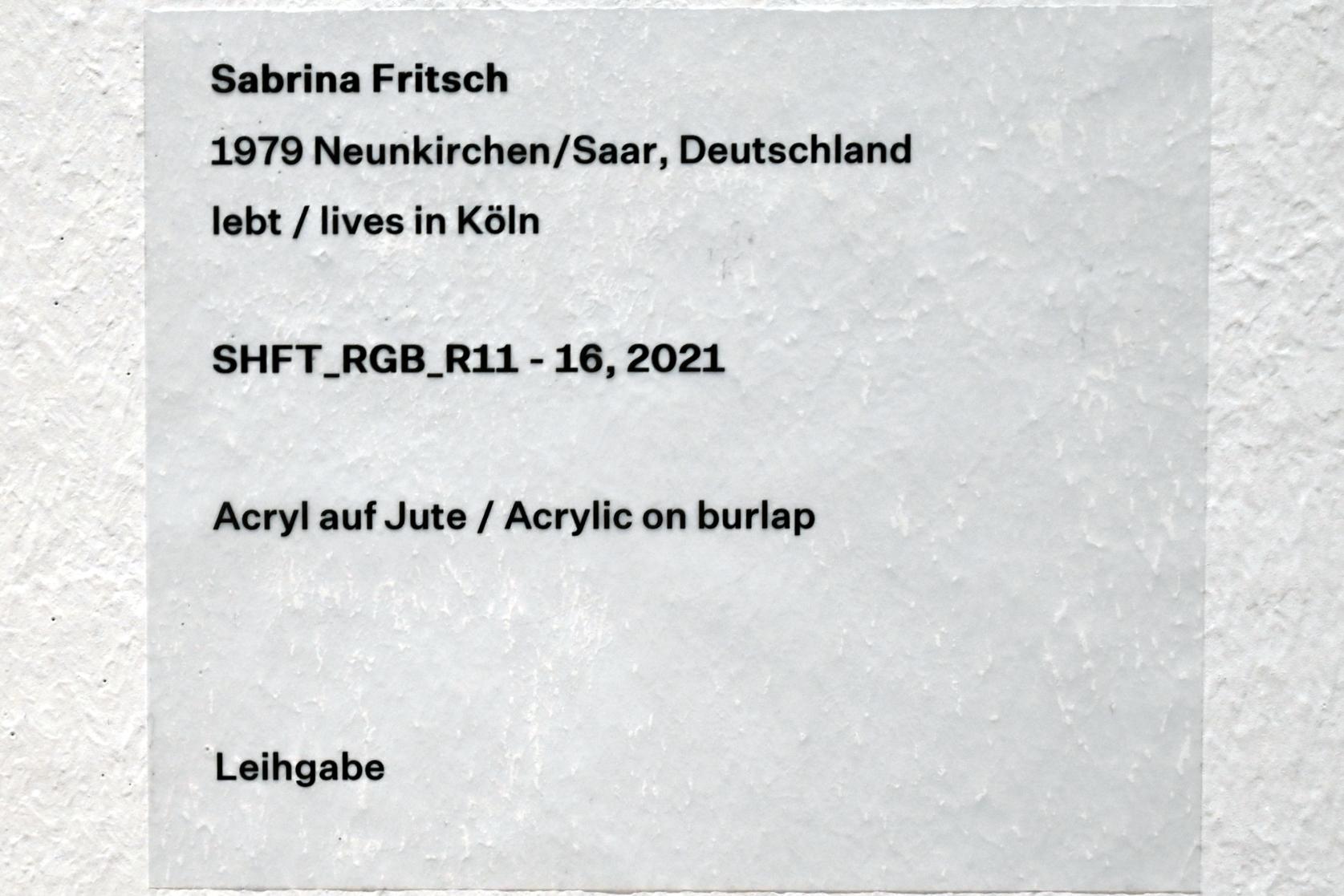 Sabrina Fritsch (2021), SHIFT_RGB_R11 - 16, Düsseldorf, Kunstsammlung K21, 3. Obergeschoss, 2021, Bild 5/5