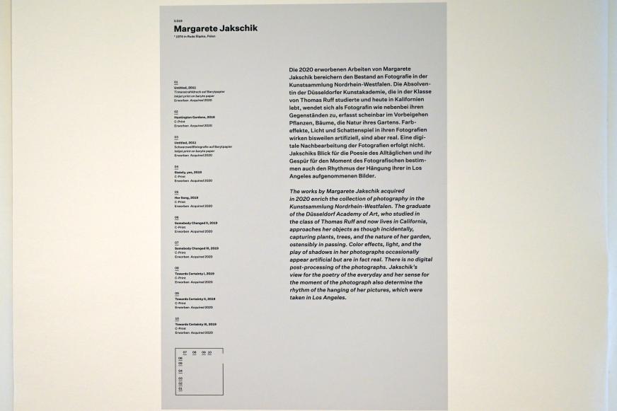 Margarete Jakschik (2011–2019), Towards Certainty I, Düsseldorf, Kunstsammlung K21, 3. Obergeschoss, 2019, Bild 2/2