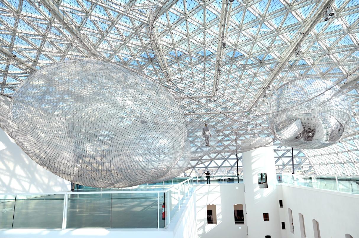 Tomás Saraceno (2013), in orbit, Düsseldorf, Kunstsammlung K21, 4. Obergeschoss, 2013, Bild 8/10