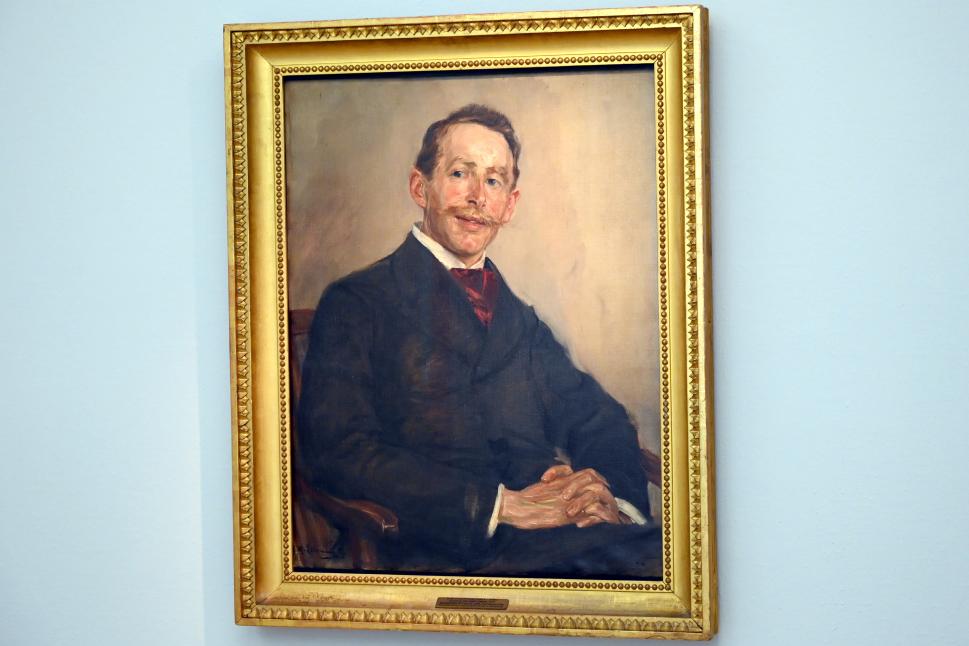 Max Liebermann (1872–1929), Bildnis Dr. Max Linde, Lübeck, Museum Behnhaus Drägerhaus, Obergeschoß Haupthaus Saal 1, 1897, Bild 2/3