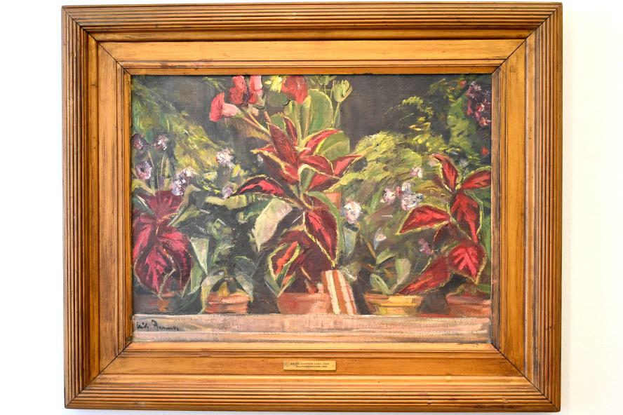Erich Dummer (1915–1917): Blumenfenster, Undatiert