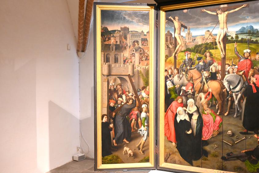 Hans Memling (1467–1491), Doppelflügelaltar mit der Passion Christi der Familie Greverade, sog. Memling-Altar, Lübeck, Lübecker Dom, jetzt Lübeck, St. Annen-Museum, Saal 7, 1491, Bild 2/8
