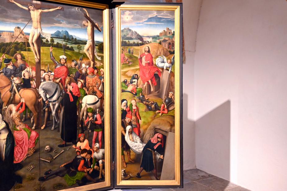 Hans Memling (1467–1491), Doppelflügelaltar mit der Passion Christi der Familie Greverade, sog. Memling-Altar, Lübeck, Lübecker Dom, jetzt Lübeck, St. Annen-Museum, Saal 7, 1491, Bild 3/8