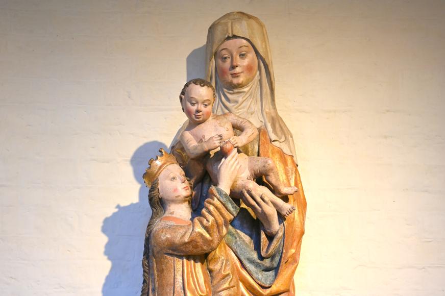 Anna Selbdritt, Lübeck, Jakobikirche, jetzt Lübeck, St. Annen-Museum, Saal 8, um 1480, Bild 2/3