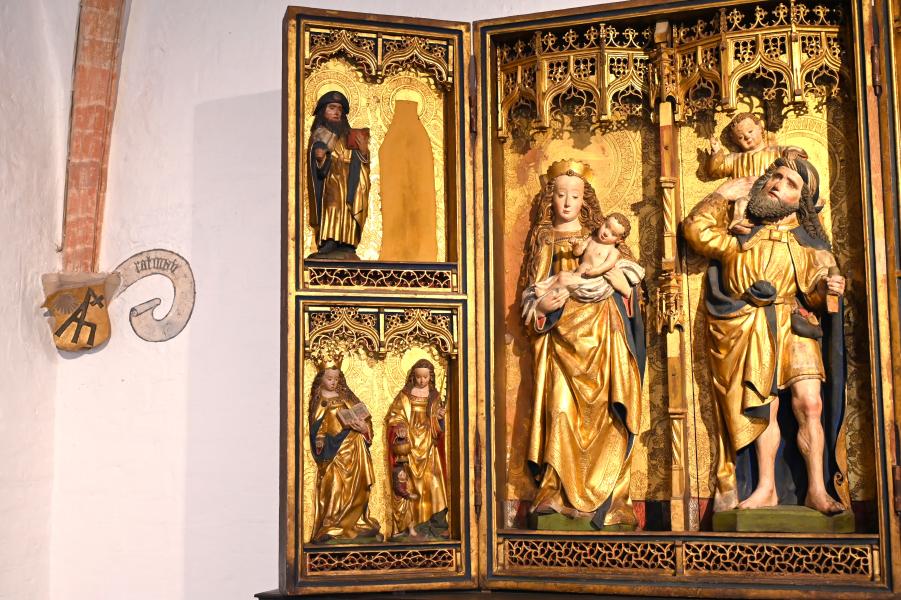 Imperialissima-Meister (Umkreis) (1500), Rese-Altar, Lübeck, Marienkirche, jetzt Lübeck, St. Annen-Museum, Saal 9, um 1500, Bild 2/5