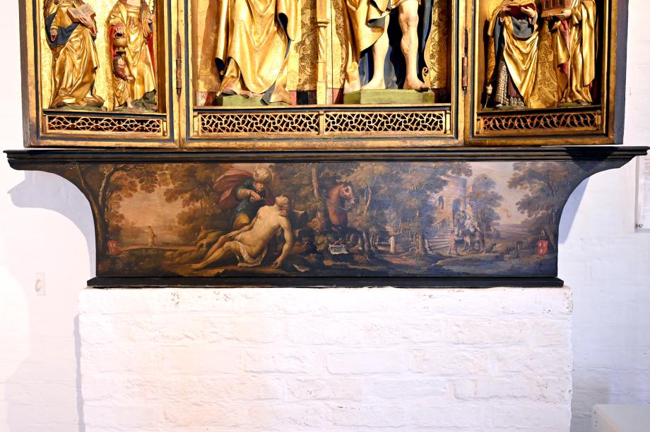 Imperialissima-Meister (Umkreis) (1500), Rese-Altar, Lübeck, Marienkirche, jetzt Lübeck, St. Annen-Museum, Saal 9, um 1500, Bild 4/5