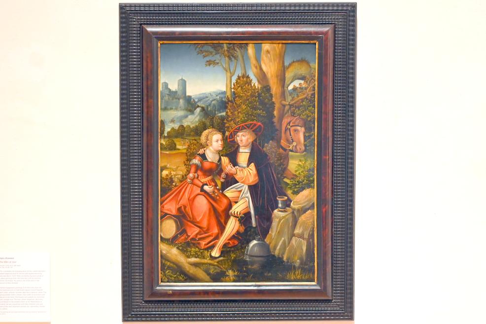 Hans Kemmer (1530–1556), Die Liebesgabe, Lübeck, St. Annen-Museum, Saal 13, um 1530