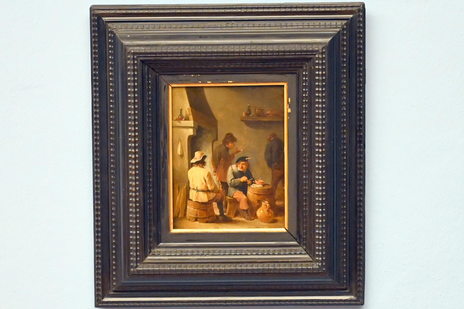 David Teniers der Jüngere (1633–1682), Die Raucher, Lübeck, St. Annen-Museum, Obergeschoß, Saal 13, um 1635