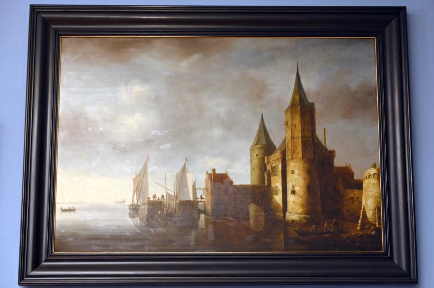 Jan Abrahamszoon Beerstraten (1642–1665), Hafen am Meer, Lübeck, St. Annen-Museum, Obergeschoß, Saal 13, 1642