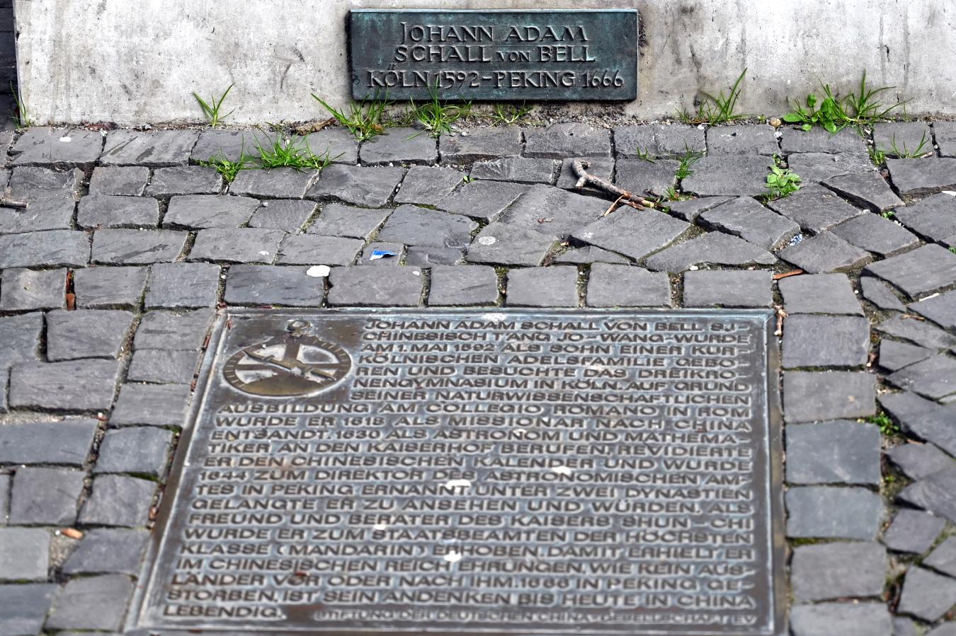 Werner Stötzer (1966–1992), Johann Adam Schall von Bell, Köln, Minoritenstraße, 1992, Bild 4/4