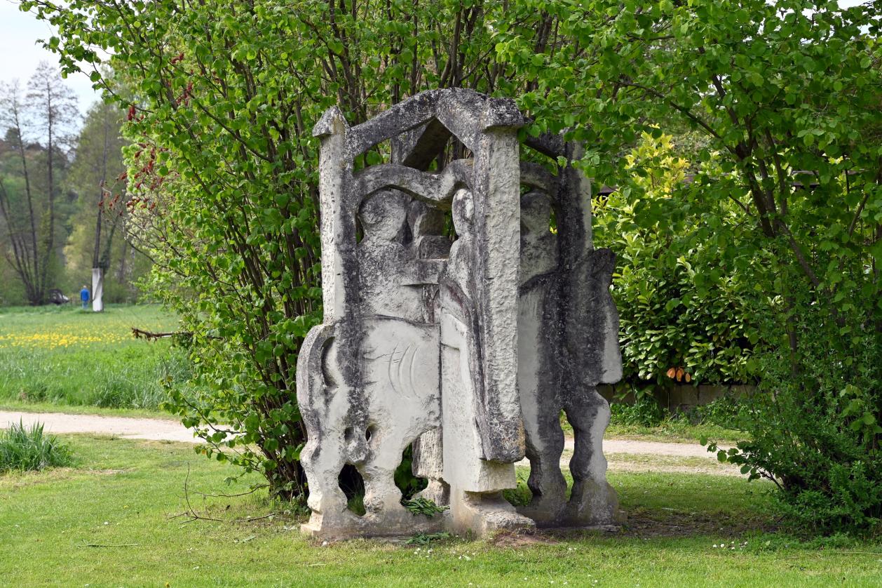Aurel Vlad (1992), Kreuzweg, Beratzhausen, Europa-Skulpturenpark, Südliche Laberwiesen, 1992, Bild 2/4