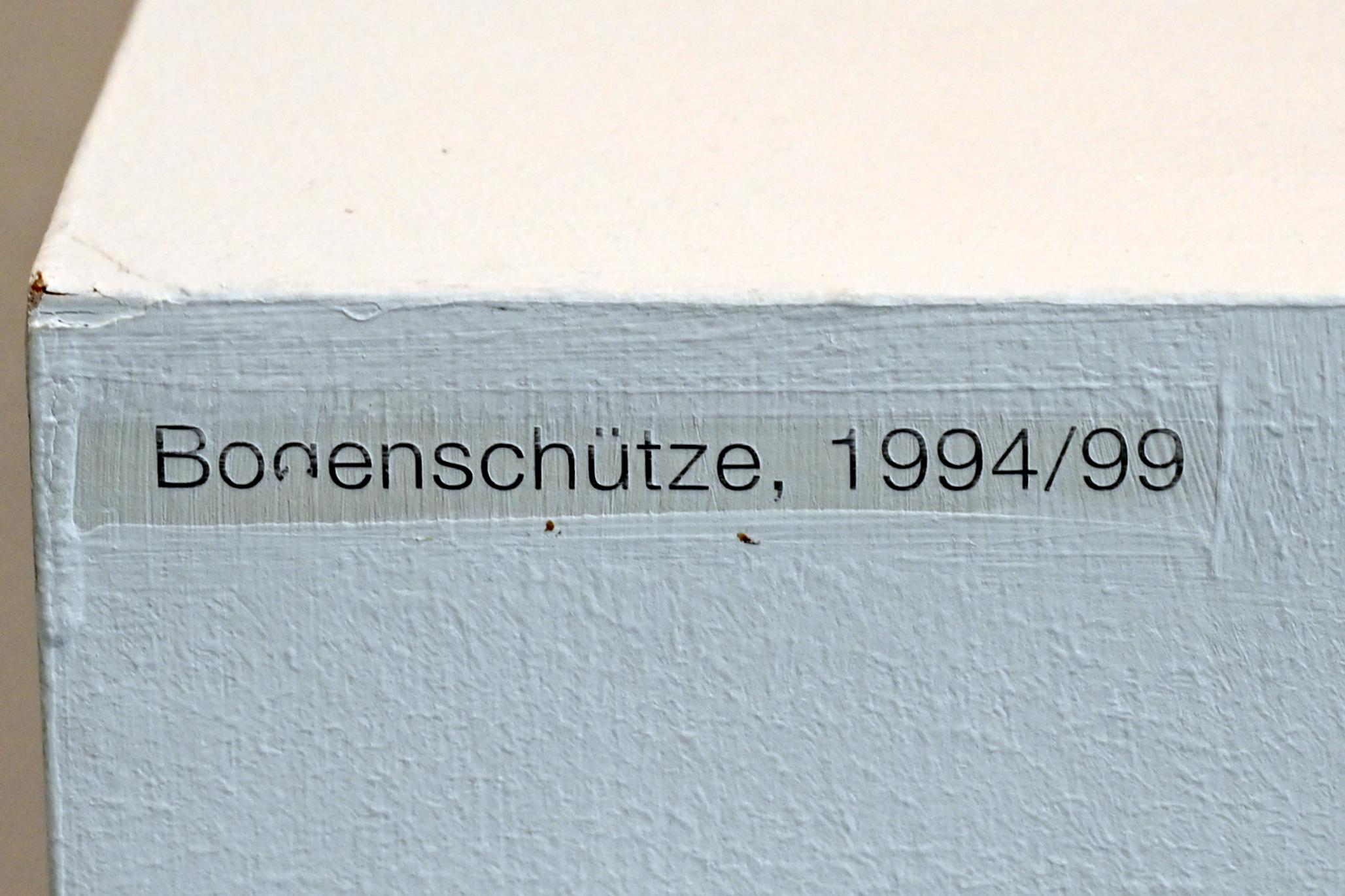 Lothar Fischer (1959–2004), Bogenschütze, Neumarkt in der Oberpfalz, Museum Lothar Fischer, Erdgeschoß Raum 2, 1994, Bild 3/3