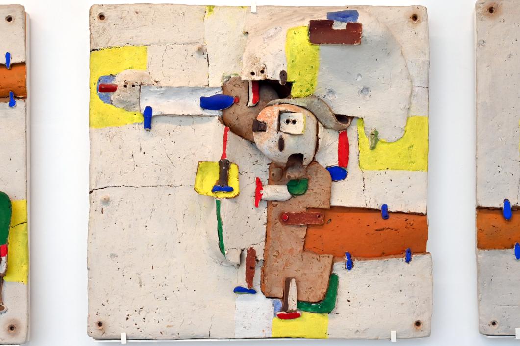 Lothar Fischer (1959–2004), Variationen über "Der Familientag", Neumarkt in der Oberpfalz, Museum Lothar Fischer, Obergeschoß Raum 2, 1965, Bild 5/8