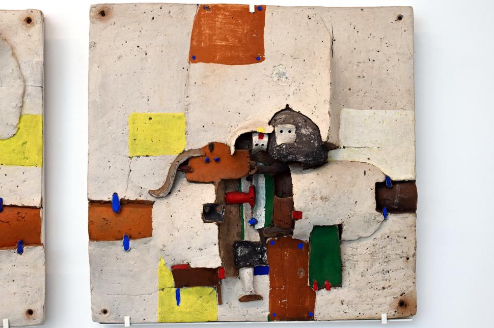 Lothar Fischer (1959–2004), Variationen über "Der Familientag", Neumarkt in der Oberpfalz, Museum Lothar Fischer, Obergeschoß Raum 2, 1965, Bild 6/8