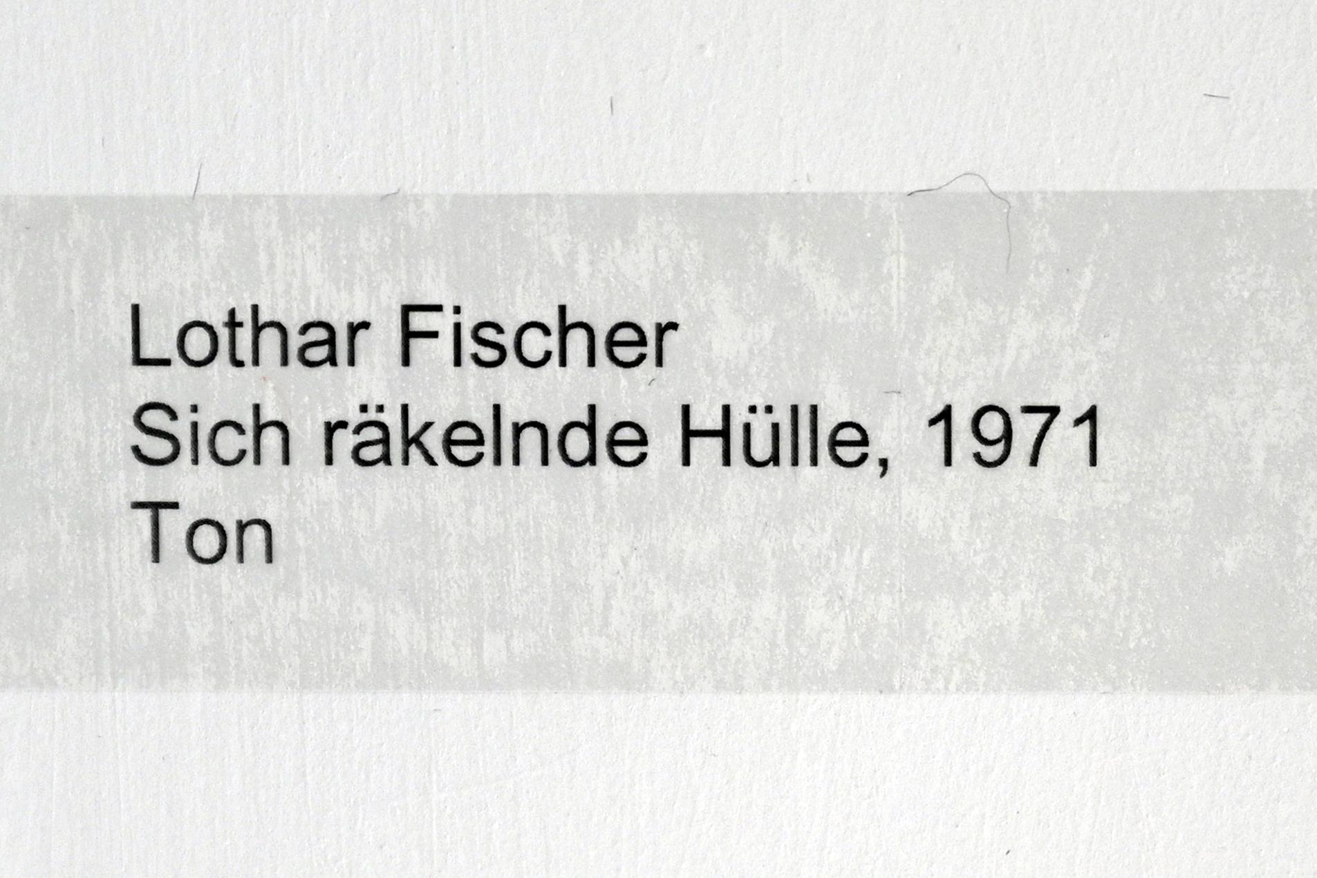 Lothar Fischer (1959–2004), Sich räkelnde Hülle, Neumarkt in der Oberpfalz, Museum Lothar Fischer, Obergeschoß Raum 6, 1971, Bild 4/4