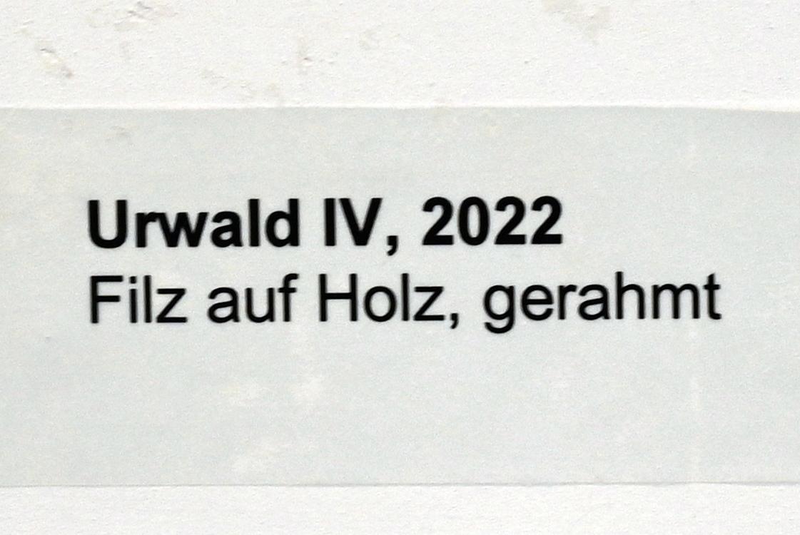 Verena Issel (2021–2022), Urwald IV, Neumarkt in der Oberpfalz, Museum Lothar Fischer, Ausstellung "VERENA ISSEL" vom 26.06.-09.10.2022, Raum 3, 2022, Bild 2/2