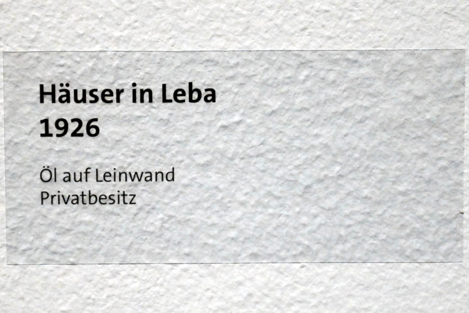 Max Pechstein (1895–1953), Häuser in Leba, Zwickau, Kunstsammlungen, Max-Pechstein-Museum - Seegewohnheiten, 1926, Bild 2/3