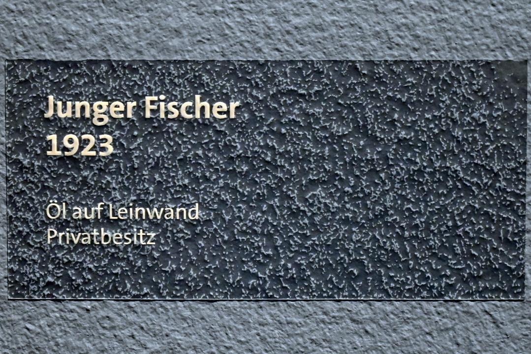 Max Pechstein (1895–1953), Junger Fischer, Zwickau, Kunstsammlungen, Max-Pechstein-Museum - Seegewohnheiten, 1923, Bild 2/3