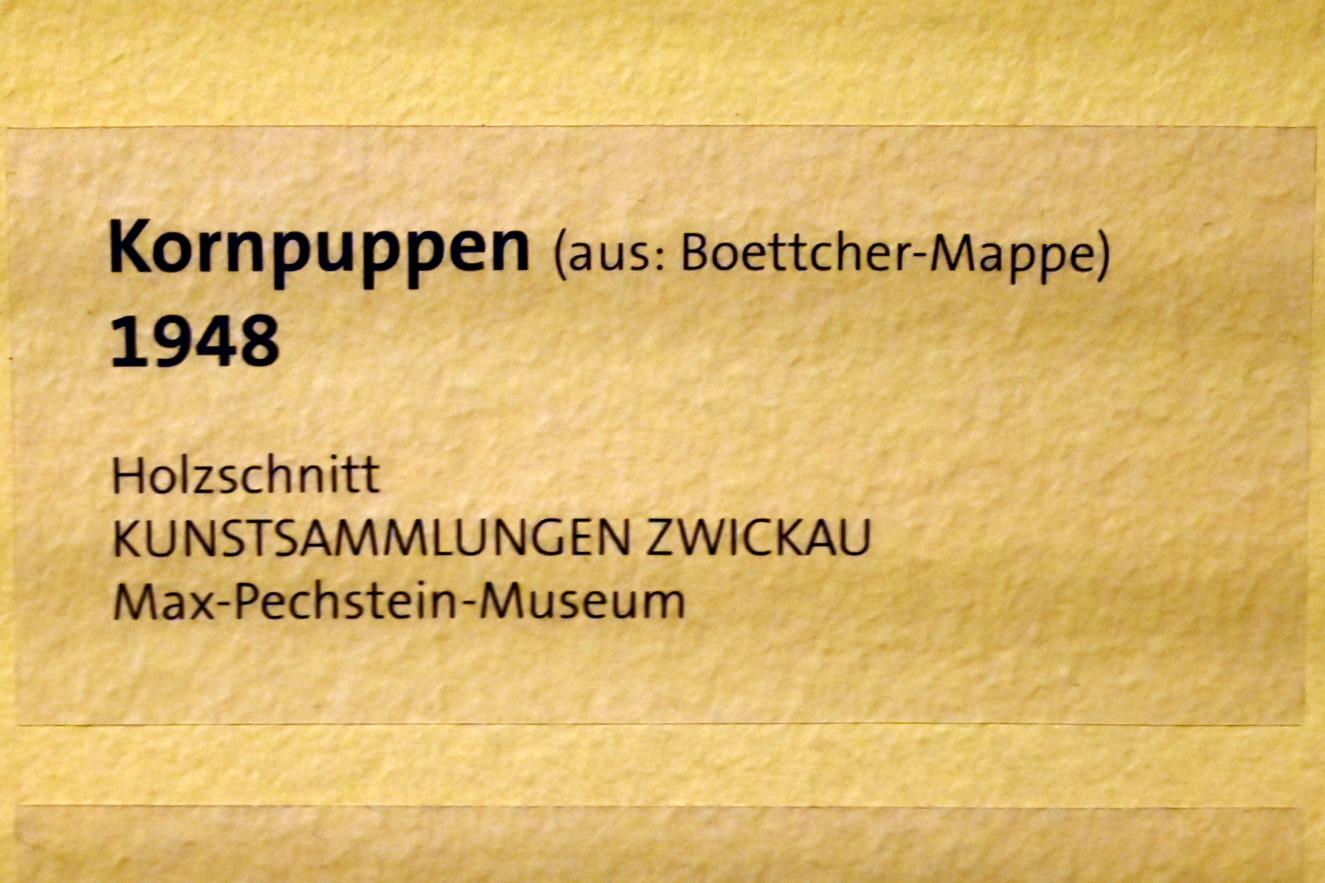 Max Pechstein (1895–1953), Kornpuppen, Zwickau, Kunstsammlungen, Max-Pechstein-Museum - Seegewohnheiten, 1948, Bild 2/3