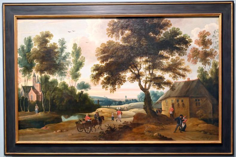 Abraham Teniers (1660–1661), Landschaft mit Bauern, Zwickau, Kunstsammlungen, Altmeisterliches, um 1660