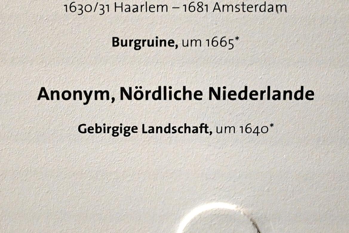 Gebirgige Landschaft, Zwickau, Kunstsammlungen, Altmeisterliches, um 1640, Bild 2/2