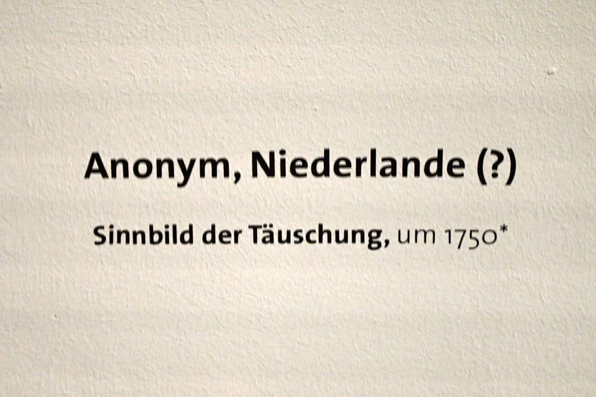 Sinnbild der Täuschung, Zwickau, Kunstsammlungen, Altmeisterliches, um 1750, Bild 2/2