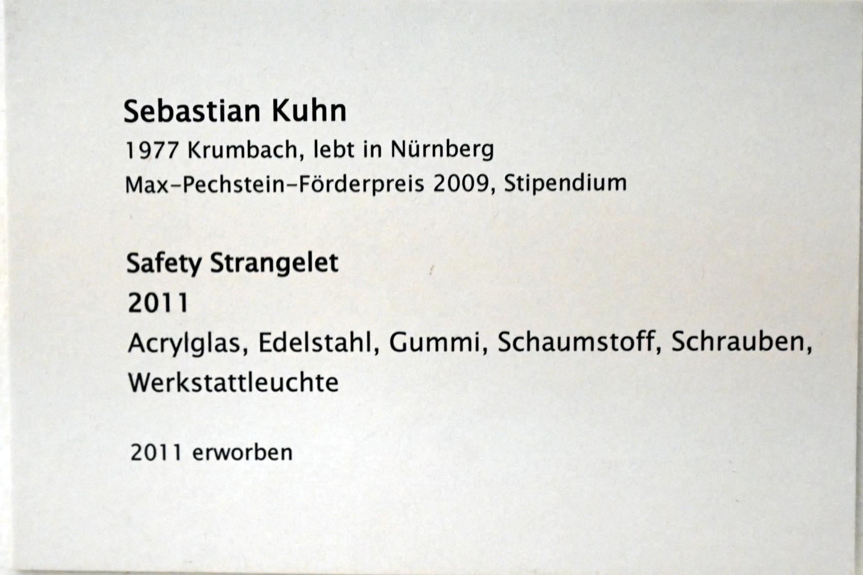 Sebastian Kuhn (2011), Safety Strangelet, Zwickau, Kunstsammlungen, Im Jetzt, 2011, Bild 3/3