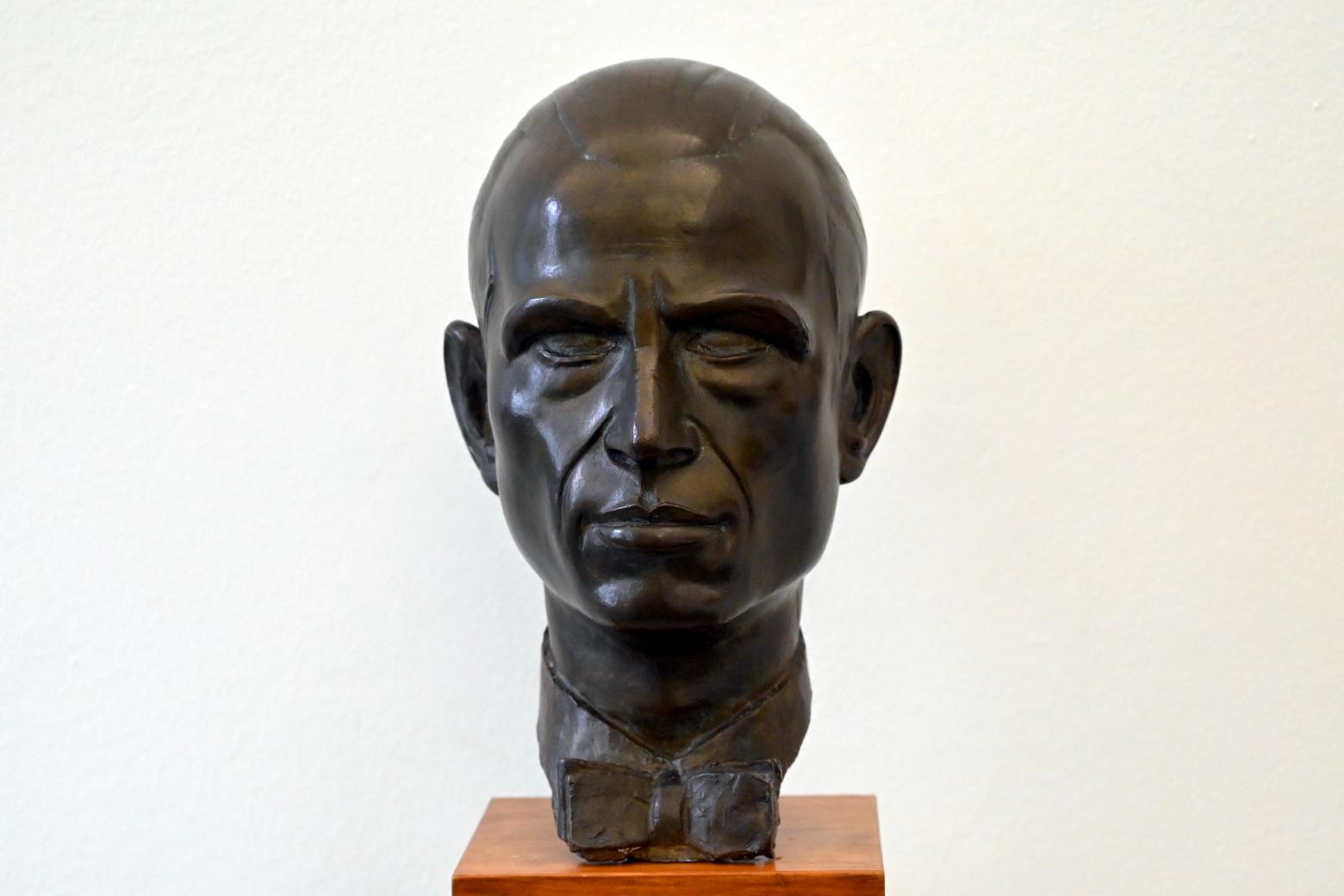 Eugen Hoffmann (1925–1949), Porträtkopf Otto Dix, Zwickau, Kunstsammlungen, Aufbruch in die Moderne, um 1925