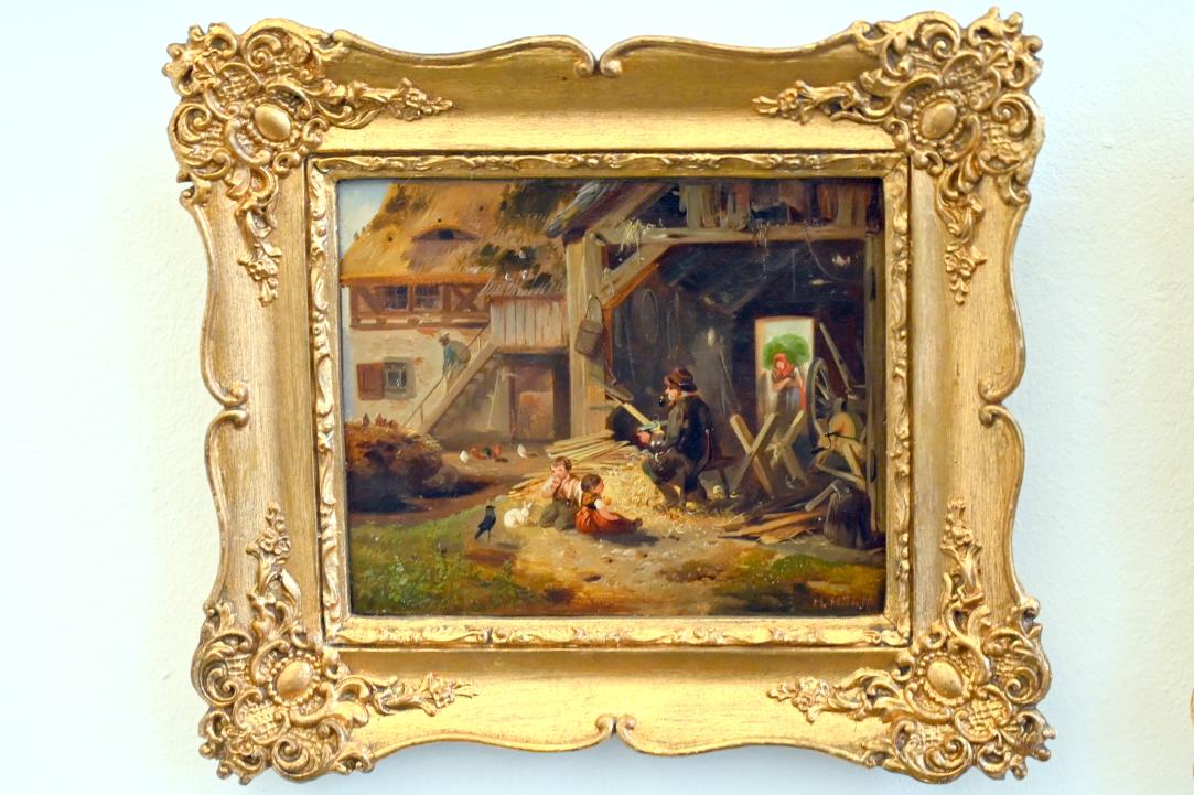 Meno Mühlig (1855–1858), Der obererzgebirgische Schindelmacher, Zwickau, Kunstsammlungen, Aufbruch in die Moderne, 1858