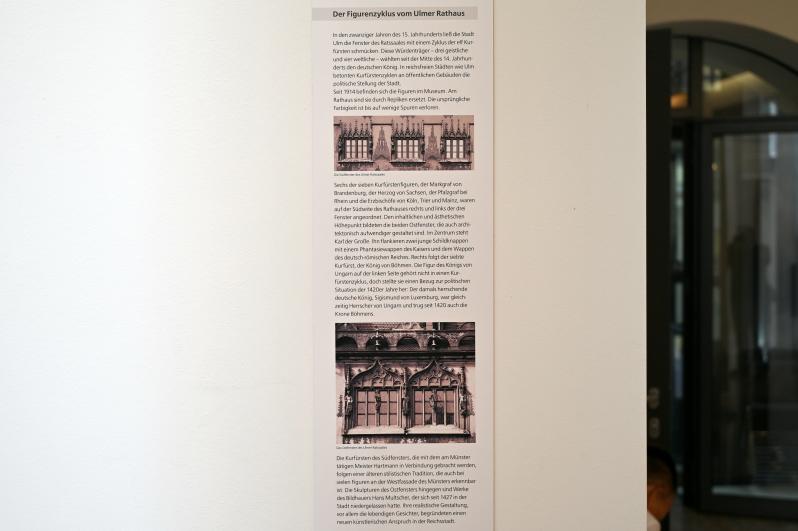 Der Erzbischof von Mainz, Ulm, Ulmer Rathaus, jetzt Ulm, Museum Ulm, Saal 1, um 1420–1425, Bild 3/3