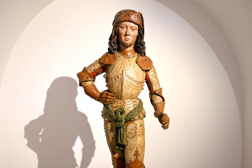 Meister des Vespertoliums (1483–1487), Hl. Florian, Ulm, Museum Ulm, Saal 3, 1485–1490, Bild 2/4