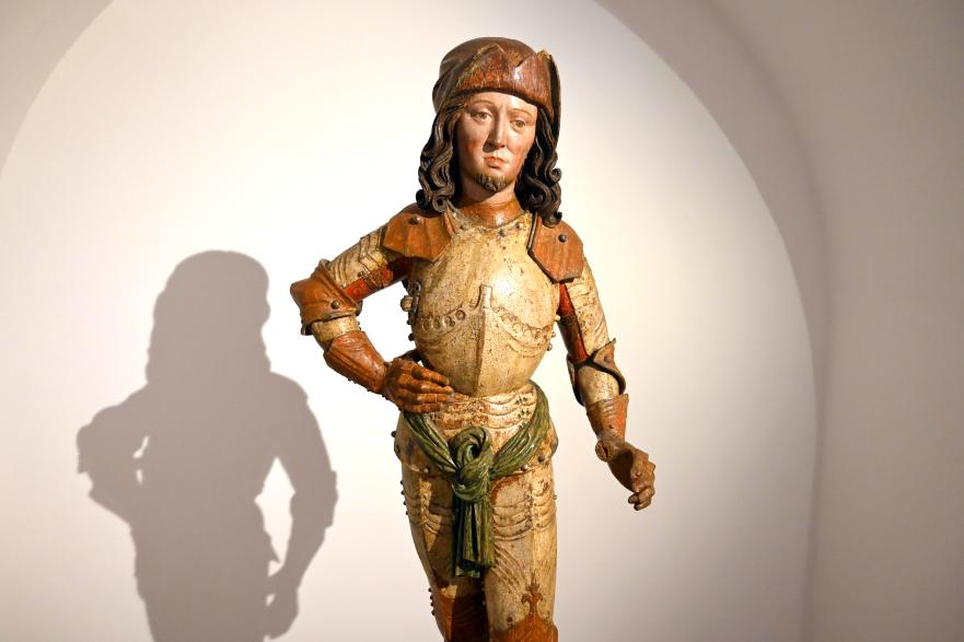 Meister des Vespertoliums (1483–1487), Hl. Florian, Ulm, Museum Ulm, Saal 3, 1485–1490, Bild 3/4