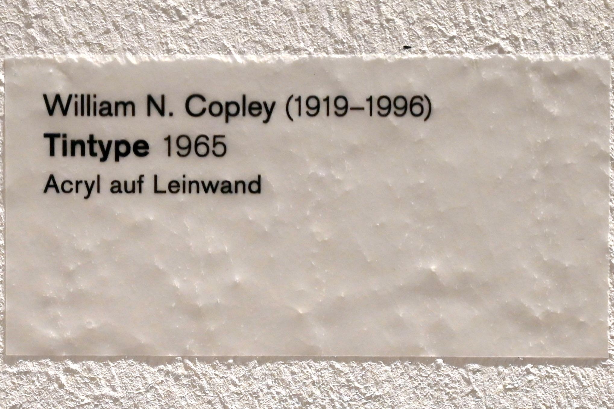 William Copley (1961–1971), Tintype, Ulm, Museum Ulm, Saal 4, 1965, Bild 2/2