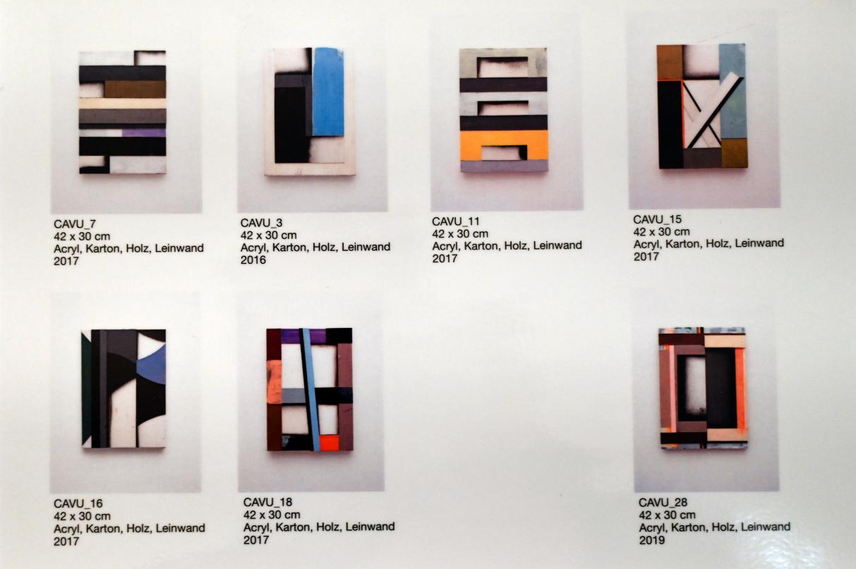 Jost Münster (2016–2022), CAVU_16, Ulm, Museum Ulm, Saal 10e, 2017, Bild 2/2