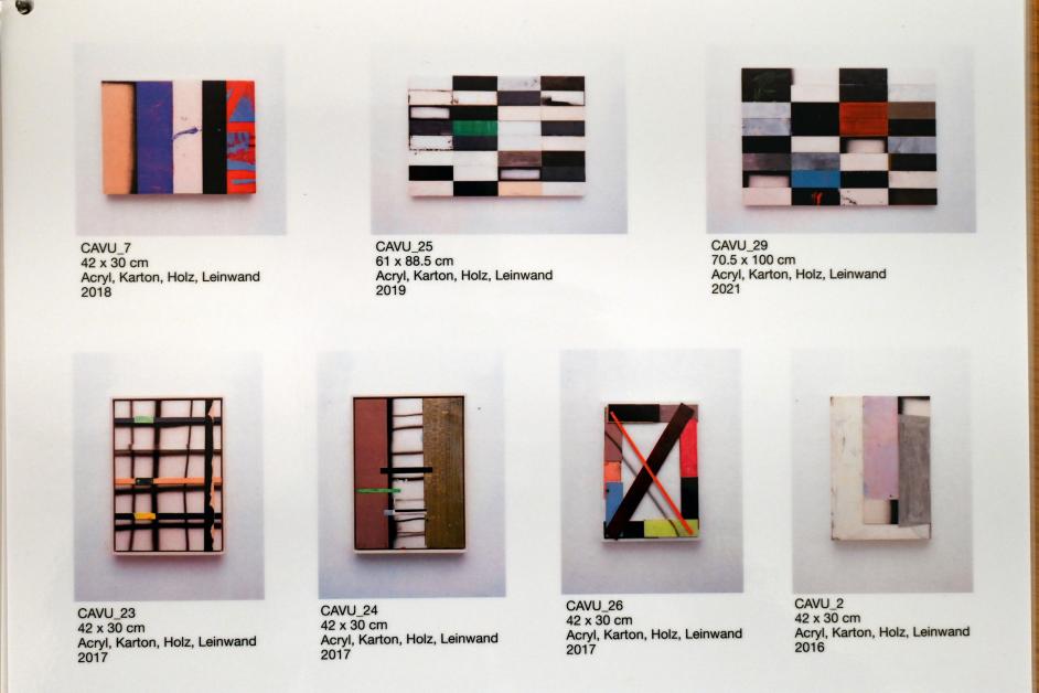 Jost Münster (2016–2022), CAVU_29, Ulm, Museum Ulm, Saal 10e, 2021, Bild 2/2