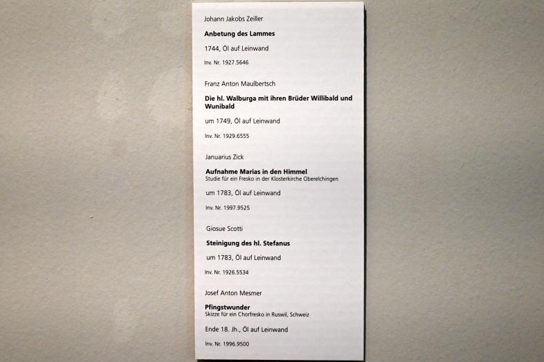 Giosue Scotti (1783), Steinigung des hl. Stefanus, Ulm, Museum Ulm, Saal 12b, um 1783, Bild 2/2