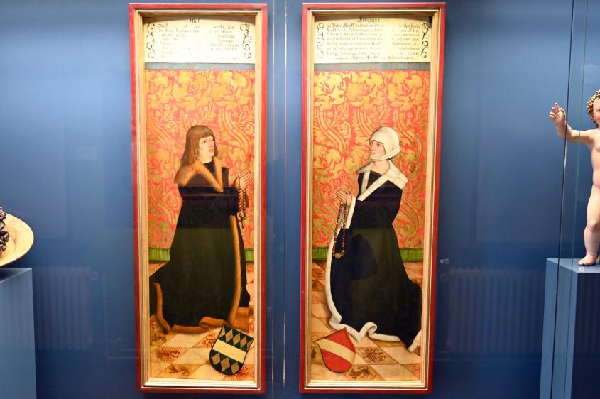 Bartholomäus Zeitblom (1485–1511): Wilhelm von Schwendi und Barbara Krafft von Dellmensingen, um 1500