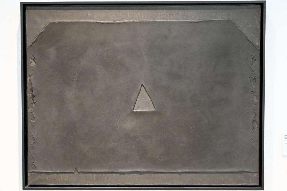 Antoni Tàpies (1946–1976): Triangulo (Dreieck), 1960