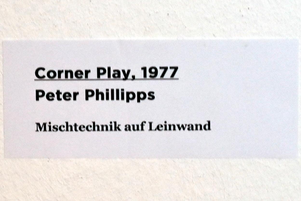 Peter Phillipps (1962–1977), Corner Play, Ulm, Museum Ulm, Saal 14, 1977, Bild 2/2