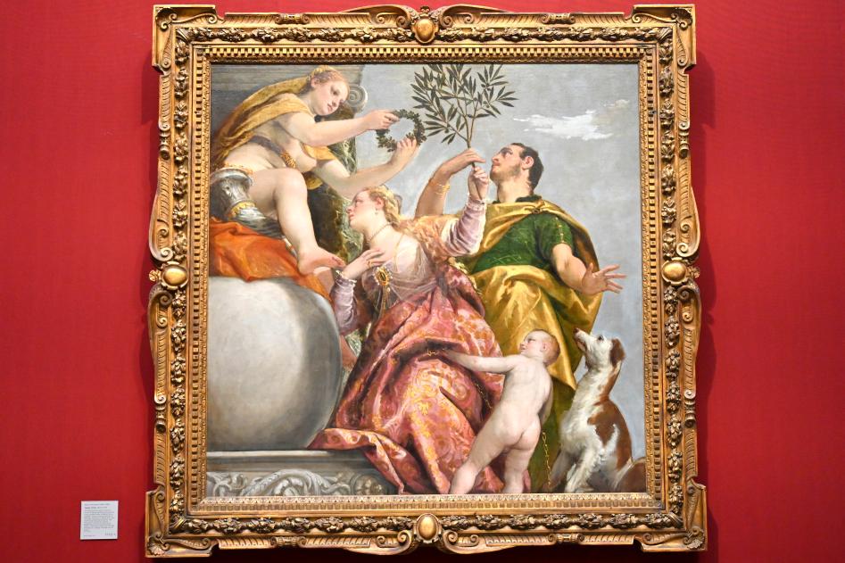 Paolo Caliari (Veronese) (1547–1587), Allegorie der Liebe (Die glückliche Vereinigung), London, National Gallery, Saal 11, um 1575