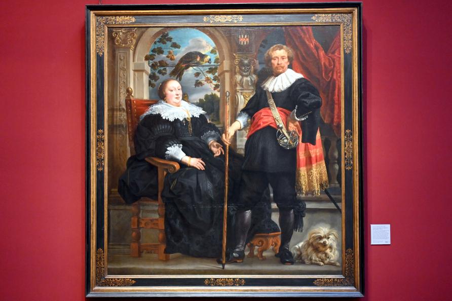 Jacob Jordaens (1615–1665), Porträt Cornelis van Diest (?) und seiner Frau, London, National Gallery, Central Hall, 1636–1638, Bild 1/2